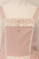 画像2: axes femme kawaii / プランタンジャンパースカート M ピンク O-26-05-22-029-AX-OP-YM-OS (2)