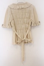 画像3: metamorphose / スクエアあきシャーリング半袖ブラウス size2 生成 O-26-05-22-038-ME-TO-IG-OS (3)