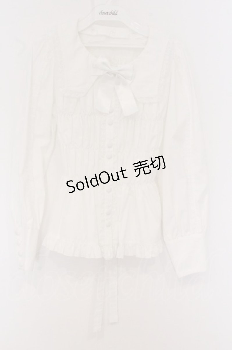 画像1: metamorphose / スクエアカラー2WAYブラウス size1 シロ O-26-05-22-039-ME-BL-IG-OS (1)