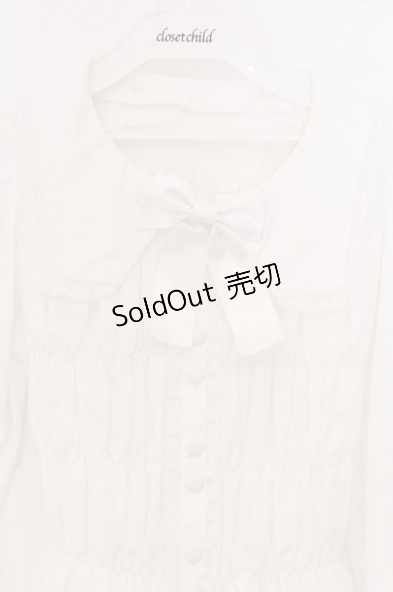 画像2: metamorphose / スクエアカラー2WAYブラウス size1 シロ O-26-05-22-039-ME-BL-IG-OS (2)