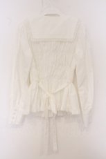 画像3: metamorphose / スクエアカラー2WAYブラウス size1 シロ O-26-05-22-039-ME-BL-IG-OS (3)