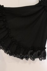 画像2: ATELIER PIERROT / ローズオフショルダーシャーリングブラウス  ブラック O-26-05-22-041-EL-BL-IG-OS (2)