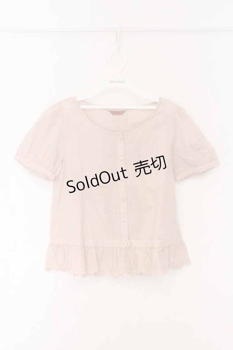 画像1: PINK HOUSE / 裾ドットカットパフブラウス  ピンク O-26-05-22-045-LO-BL-IG-ZI (1)
