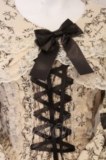 画像2: metamorphose / 【プラスサイズ】クラウンクロス ケープ付ロングドレス size2 生成り O-26-05-22-008-ME-OP-IG-OS (2)
