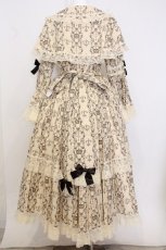 画像5: metamorphose / 【プラスサイズ】クラウンクロス ケープ付ロングドレス size2 生成り O-26-05-22-008-ME-OP-IG-OS (5)