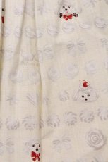 画像3: metamorphose / ふわふわメレンゲクッキー リボンジャンパースカート size1 オフシロ O-26-05-22-010-ME-OP-IG-OS (3)