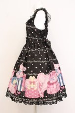 画像4: Angelic Pretty / Lovely Toyboxジャンパースカート[先行予約品]  クロ O-26-05-22-011-AP-OP-IG-OS (4)