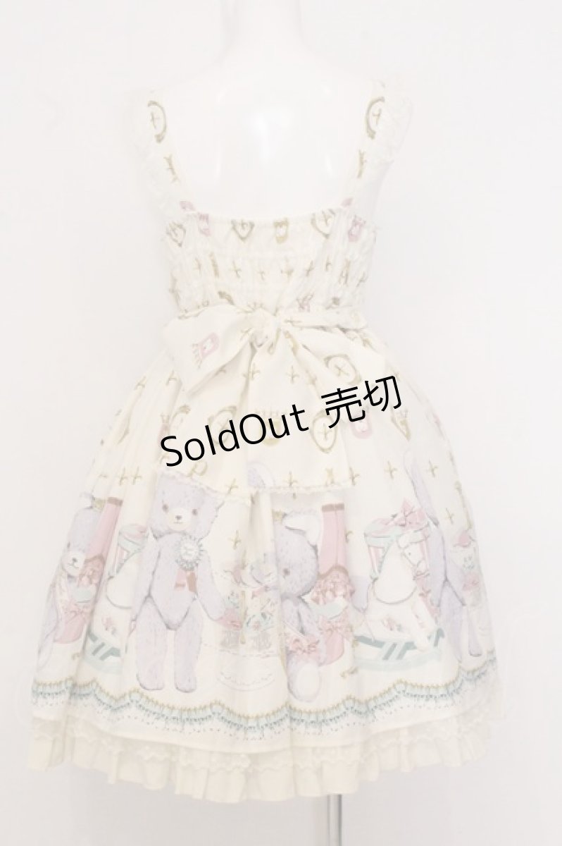 画像5: Angelic Pretty / Charlotte's Bear胸フリルジャンパースカートset  アイボリー O-26-05-22-012-AP-OP-IG-OS (5)