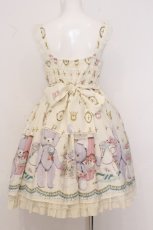 画像5: Angelic Pretty / Charlotte's Bear胸フリルジャンパースカートset  アイボリー O-26-05-22-012-AP-OP-IG-OS (5)