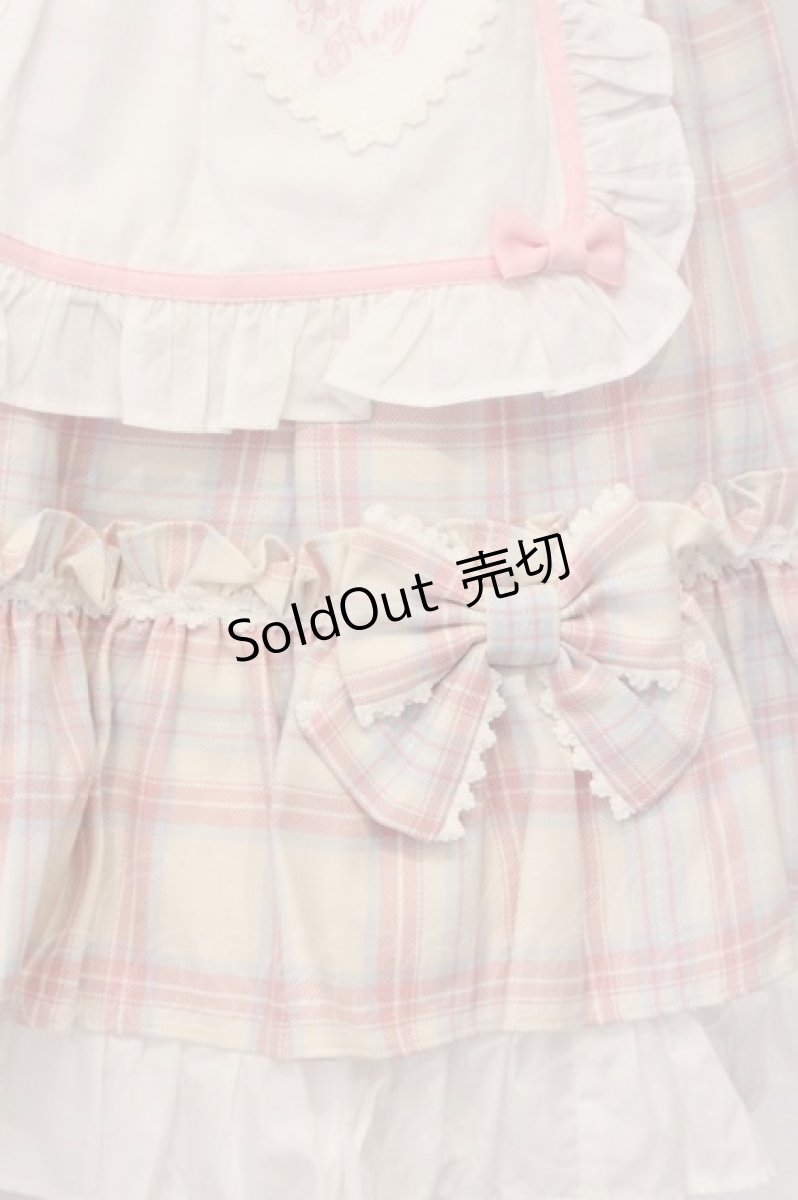 画像3: Angelic Pretty / Sugaryタータンチェックジャンパースカート  アイボリー O-26-05-22-013-AP-OP-IG-OS (3)