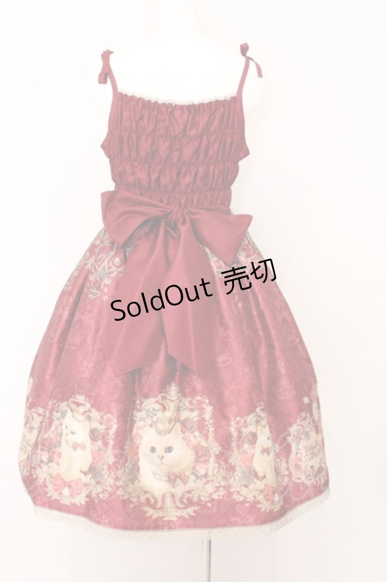 画像5: Enchantlic Enchantilly / クイーンキャット〜トランプの国〜ジャンパースカート  アカ O-26-05-22-019-LO-OP-IG-OS (5)