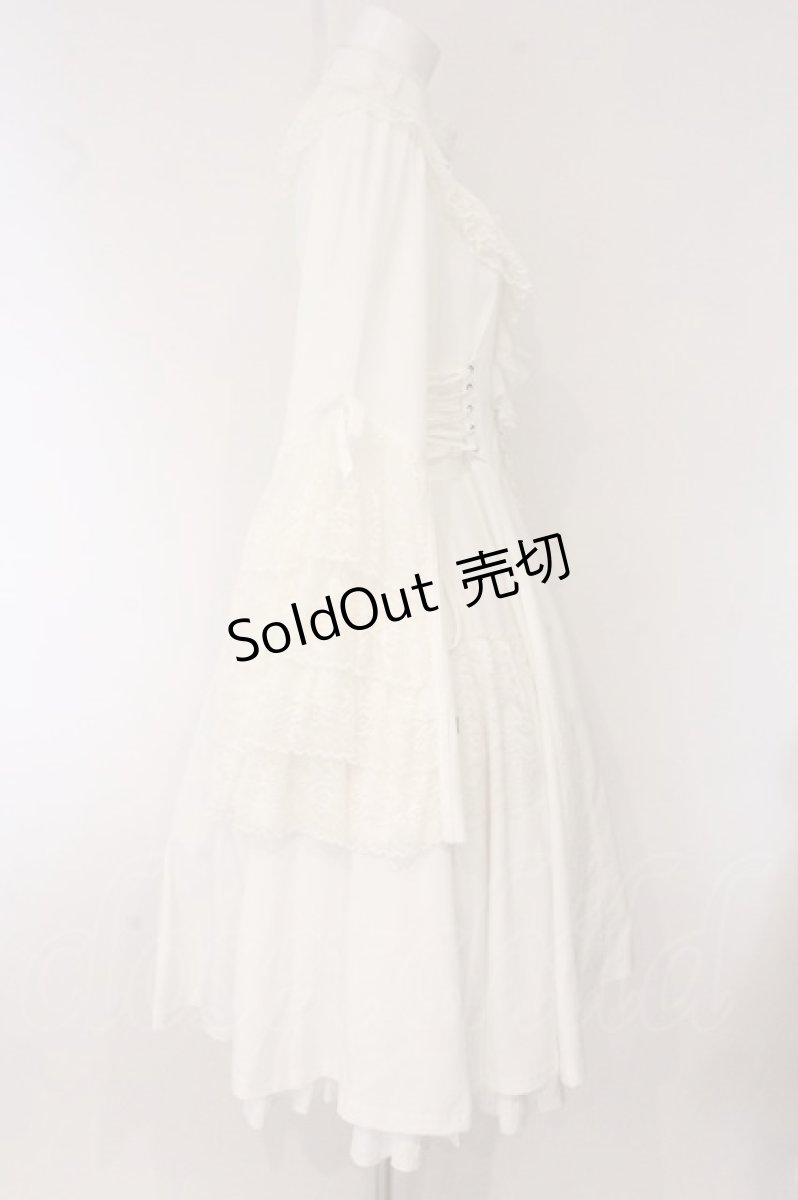 画像4: Ozz oneste / Dark Wizard 姫袖ワンピース  ホワイト O-26-05-23-052-OO-OP-OW-OS (4)