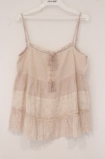 画像1: PINK HOUSE / ドビードットレースキャミトップス  ピンク O-26-05-23-007-LO-TO-IG-OS (1)