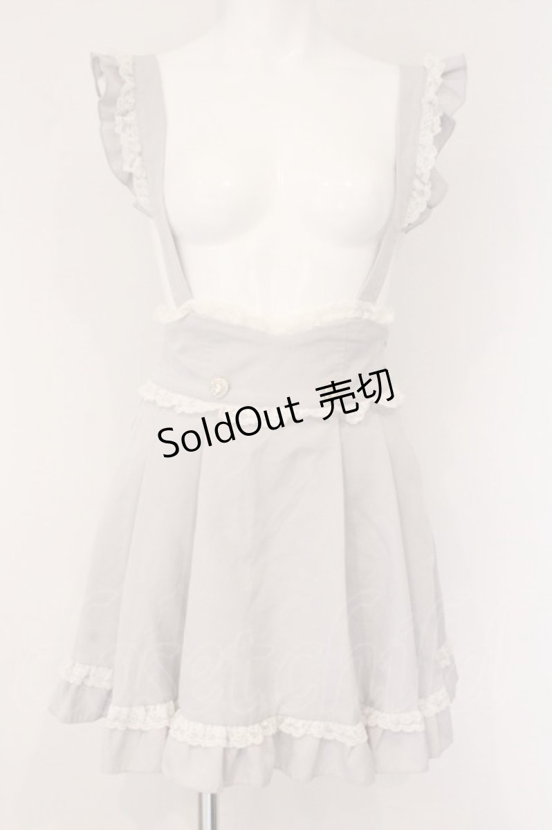 画像1: DearMyLove / ときめきハートビジューレーススカート M グレー O-26-05-23-057-GO-SK-OW-OS (1)
