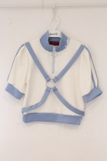 画像1: Jamie エーエヌケー / ジャージのトップス  シロ×サックス O-26-05-23-060-LO-TO-IG-OS (1)