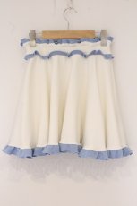 画像3: Jamie エーエヌケー / ジャージのスカート  ホワイト×サックス O-26-05-23-061-LO-SK-IG-OS (3)