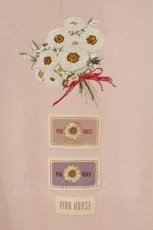 画像2: PINK HOUSE / マーガレット刺繍裏毛スウェット  ピンク O-26-05-23-008-LO-TO-IG-OS (2)