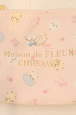 画像2: Maison de FLEUR / ちいかわコラボ　総柄ポーチ  ピンク O-26-05-23-088-LO-ZA-YM-OS (2)