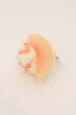 画像1: Q-pot. / ピーチアイスクリームリング  シロ O-26-05-23-089-QP-AC-YM-OS (1)
