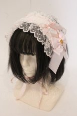 画像1: Angelic Pretty / レースハートチャームバラレースヘッドドレス  ピンク O-26-05-23-091-AP-AC-YM-OS (1)