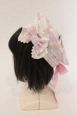 画像4: Angelic Pretty / Sugaryタータンチェックベレー  アイボリー×ピンク O-26-05-23-092-AP-AC-IG-OS (4)
