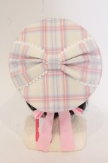 画像5: Angelic Pretty / Sugaryタータンチェックベレー  アイボリー×ピンク O-26-05-23-092-AP-AC-IG-OS (5)
