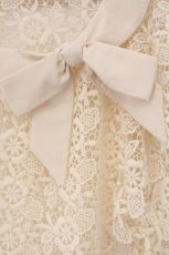 画像2: Toi et Bonbon / 総レースリボントップス  アイボリー O-26-05-23-021-LO-BL-IG-OS (2)