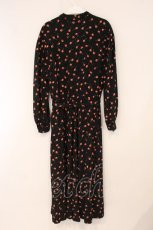 画像4: INGEBORG / さくらんぼ柄ワンピース  クロ O-26-05-25-027-LO-OP-OW-OS (4)