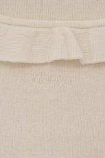 画像2: INGEBORG / フリル襟ニットトップス S シロ O-26-05-25-039-LO-TO-OW-OS (2)