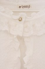 画像2: axes femme / ぽこぽこフリルボレロ F シロ O-26-05-25-050-AX-TO-OW-OS (2)