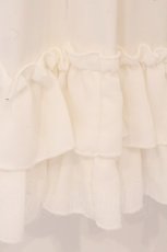 画像3: axes femme kawaii / ミディフリルペチスカート M シロ O-26-05-25-051-AX-SK-OW-OS (3)