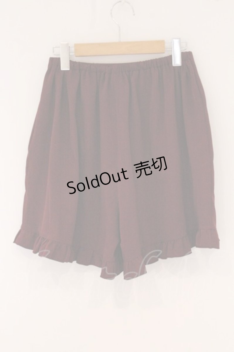 画像3: axes femme POETIQUE / レースアップキュロットパンツ M ワイン O-26-05-25-052-AX-PA-OW-OS (3)