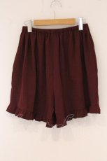 画像3: axes femme POETIQUE / レースアップキュロットパンツ M ワイン O-26-05-25-052-AX-PA-OW-OS (3)