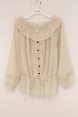 画像1: axes femme / シアーチェックプルオーバー M キナリ O-26-05-25-055-AX-TO-OW-OS (1)