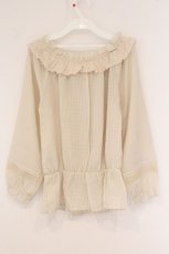 画像3: axes femme / シアーチェックプルオーバー M キナリ O-26-05-25-055-AX-TO-OW-OS (3)