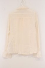 画像3: axes femme / ラッフルフリルブラウス M キナリ O-26-05-25-060-AX-BL-OW-OS (3)