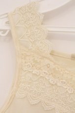 画像2: axes femme / レース使いタンクトップ M キナリ O-26-05-25-068-AX-TO-OW-OS (2)