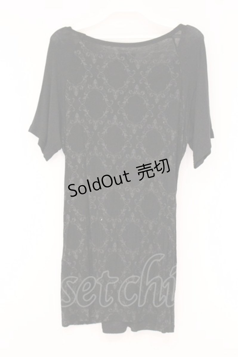画像3: STEAM / フロントレースアップTシャツ  ブラック O-26-05-25-069-HN-TO-OW-OS (3)