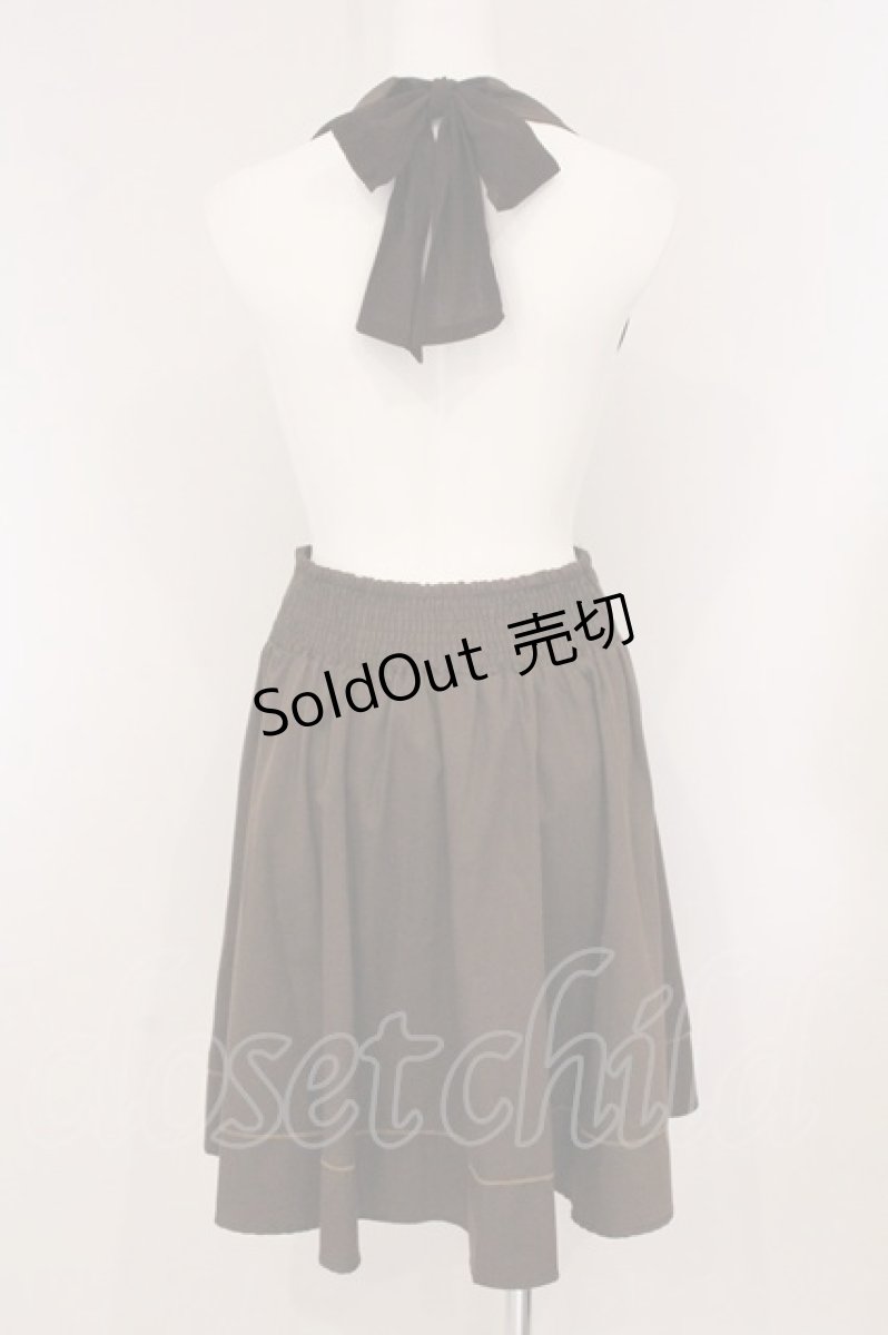 画像3: axes femme / 刺繍入りサススカート M ブラウン O-26-05-25-071-AX-SK-OW-OS (3)