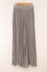 画像1: axes femme / シフォンプリーツパンツ  グレー O-26-05-25-084-AX-PA-IG-OS (1)