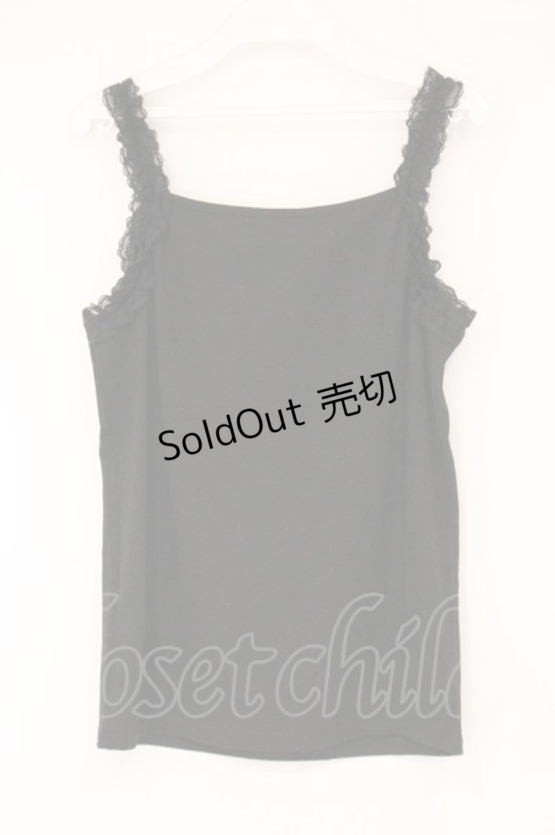 画像3: axes femme / ローズレースタンクトップ F クロ O-26-05-25-001-AX-TO-OW-OS (3)