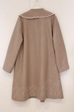 画像3: Fi.n.t / ローズ刺繍ビッグカラーコート  ピンクベージュ O-26-05-25-099-CA-CO-IG-OS (3)
