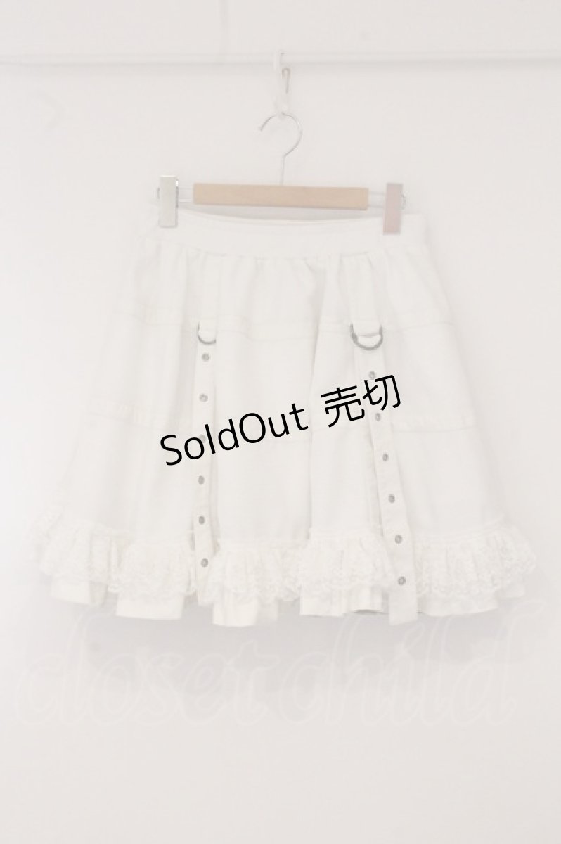 画像1: Qutie Frash / パニエスカート  ホワイト O-26-05-25-012-QU-SK-IG-OS (1)