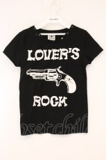 画像1: LOVER'S ROCK / ピストルプリントTシャツ  ブラック O-26-05-25-018-PU-TS-IG-OS (1)