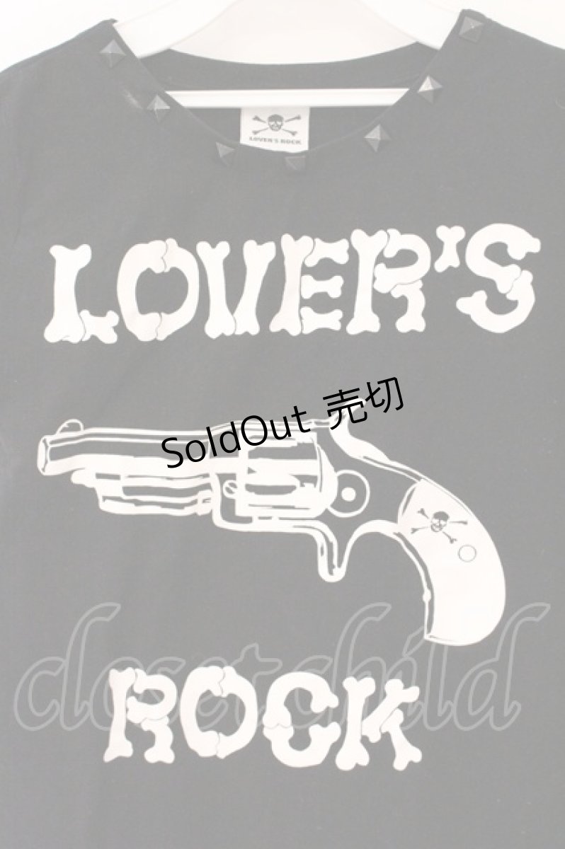 画像2: LOVER'S ROCK / ピストルプリントTシャツ  ブラック O-26-05-25-018-PU-TS-IG-OS (2)