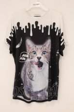 画像1: ACDC RAG / タレアンジ Tシャツワンピ  ブラック×ホワイト O-26-05-25-020-PU-TO-IG-OS (1)