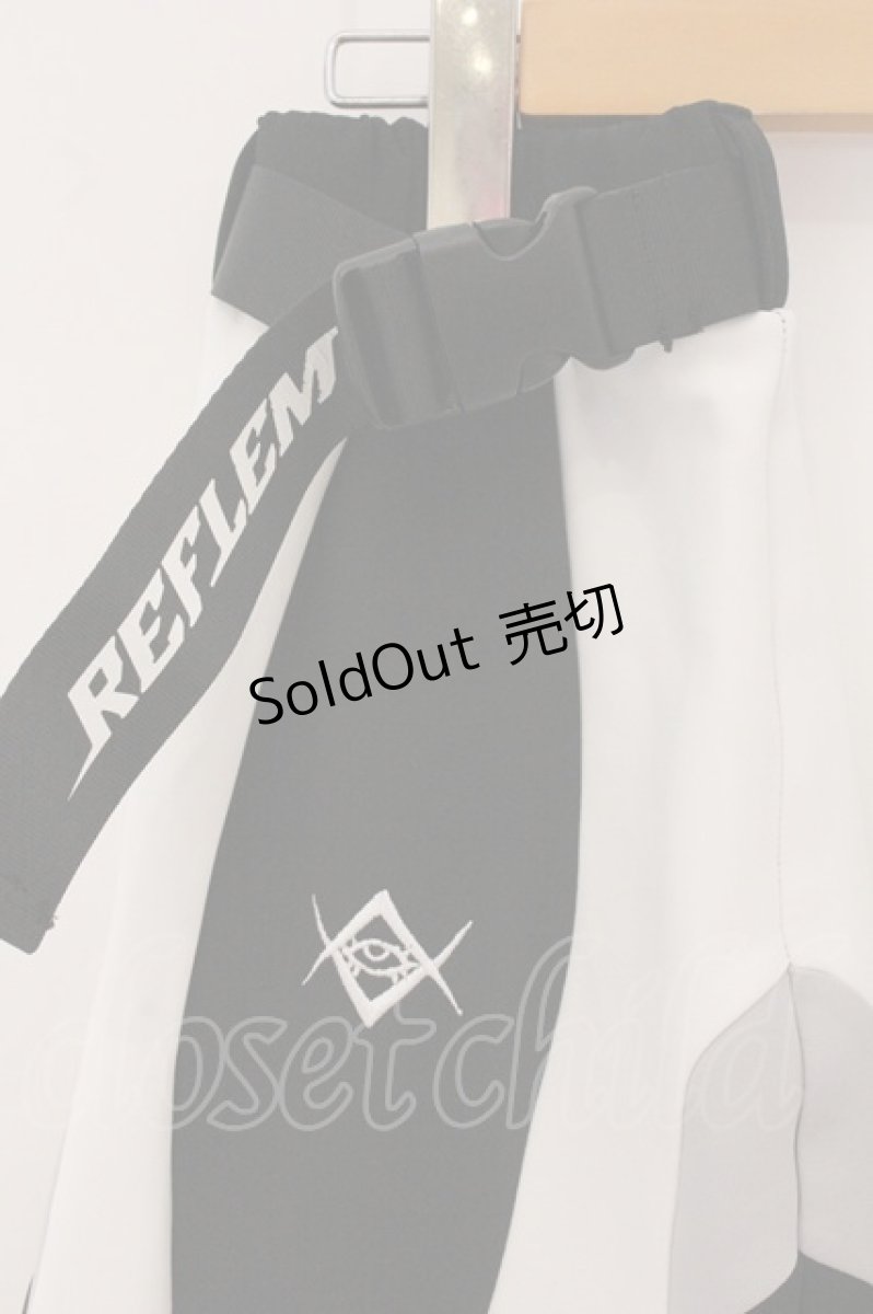 画像2: REFLEM / BIGアーチ切替レッグウォーマー  ブラック×ホワイト O-26-05-25-021-PU-ZA-IG-ZI (2)