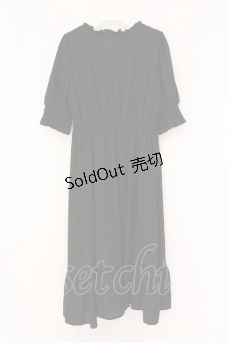 画像3: m petit by misako / AMレースアップワンピース M クロ O-26-05-26-030-LO-OP-OW-OS (3)