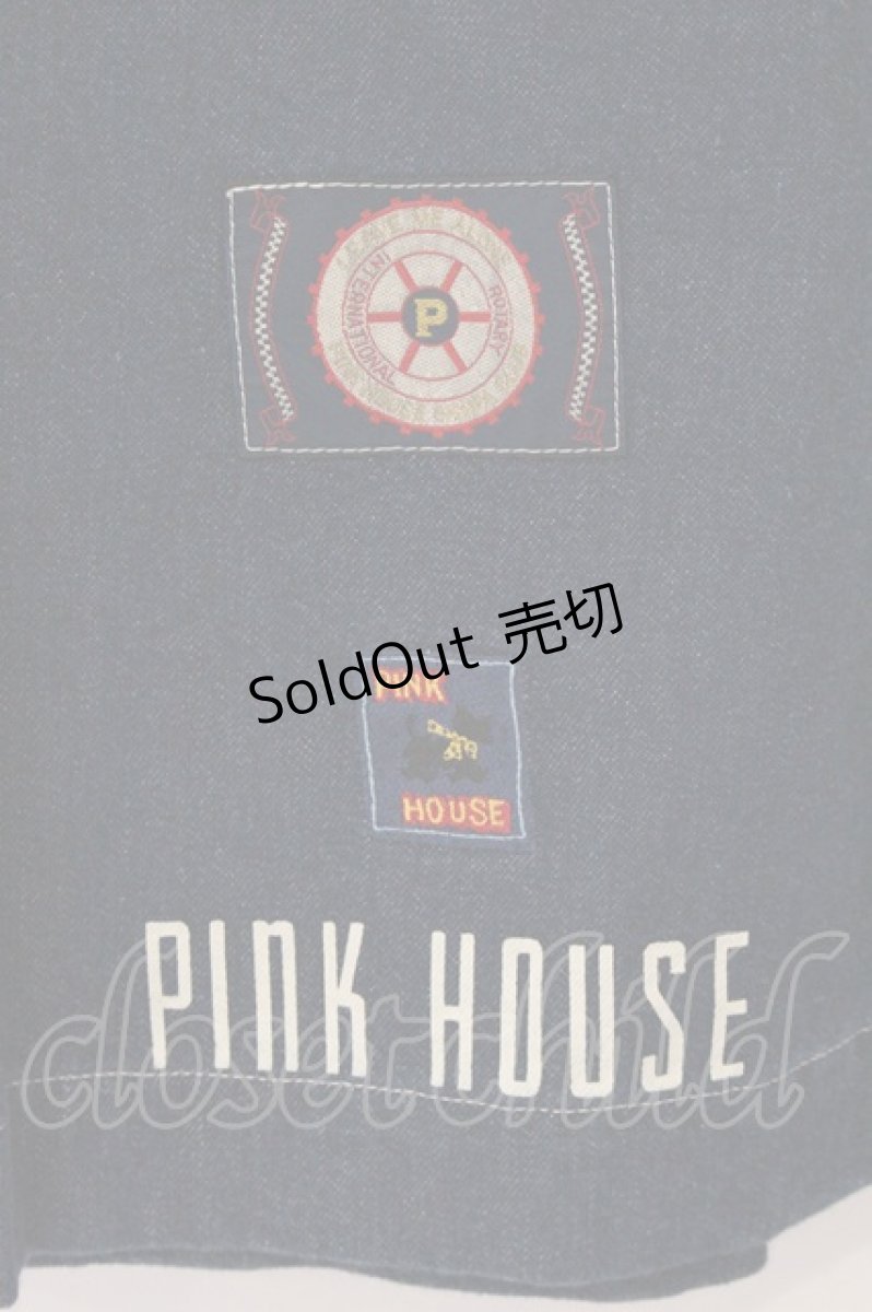 画像2: PINK HOUSE / ワッペン使いデニムスカート  インディゴ O-26-05-26-094-LO-SK-OW-OS (2)
