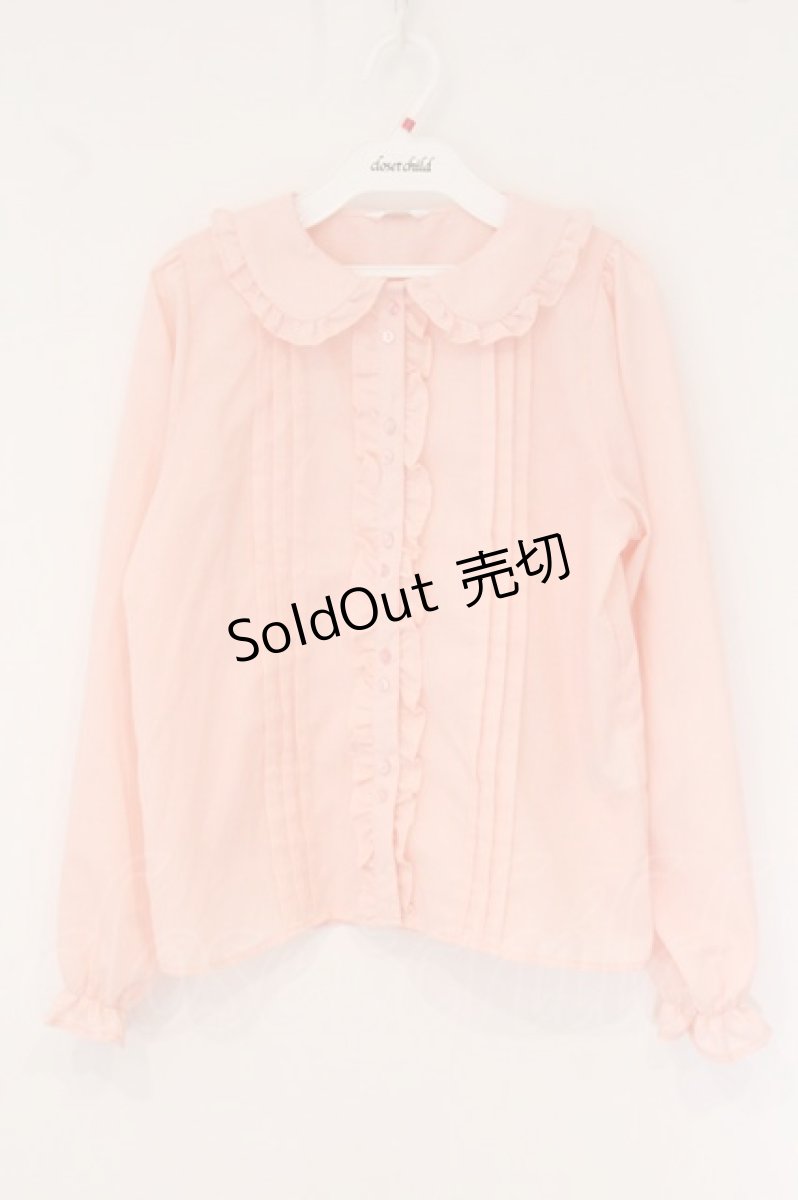 画像1: Lutique / maihee フリルブラウス M ピンク O-26-05-26-120-LO-BL-OW-OS (1)